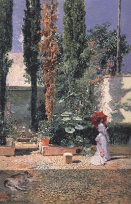 Marsal, Mariano Fortuny y Garden of Fortuny's House (nn02)